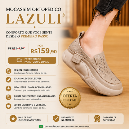 Mocassins Ortopédicos Lazuli
