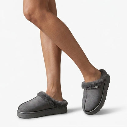 Sapato Mule Feminino Com Camurça Candy