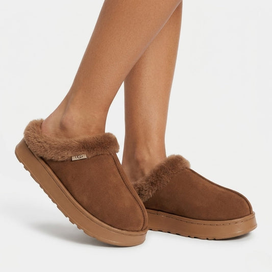 Sapato Mule Feminino Com Camurça Candy