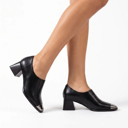 Sapato Salto Bloco Feminino Ster