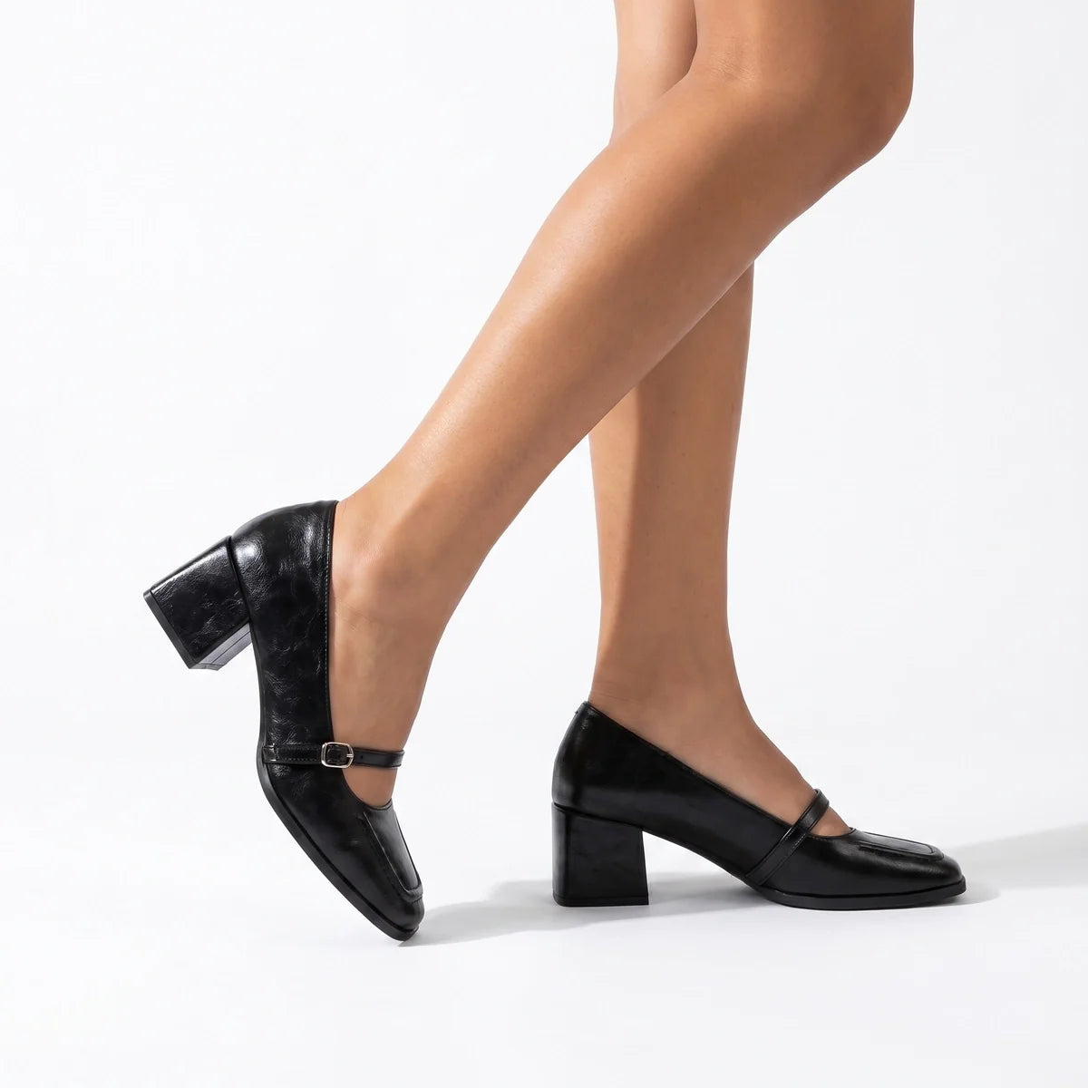 Sapato Salto Bloco Feminino Vertz
