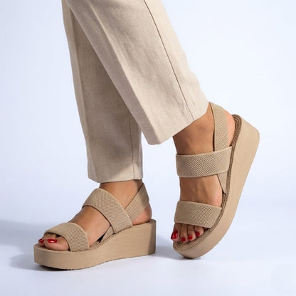 Sandália Plataforma Elegant Flex