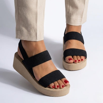 Sandália Plataforma Elegant Flex