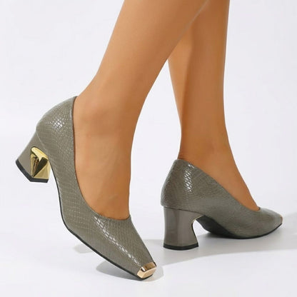 Scarpin Salto Bloco Legacy