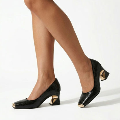 Scarpin Salto Bloco Legacy