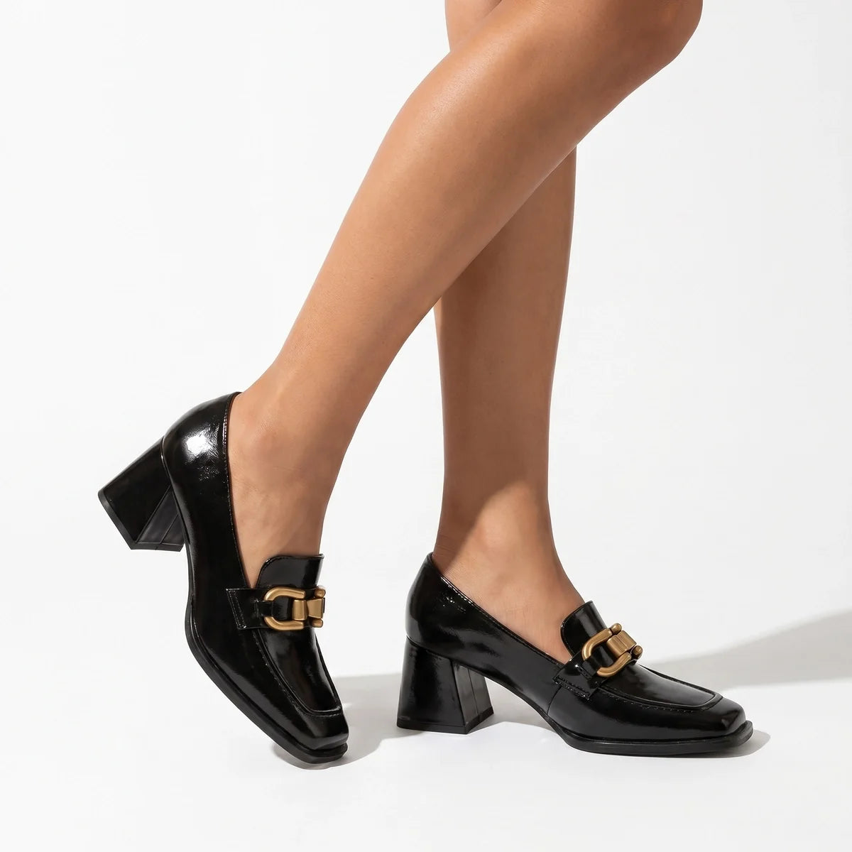 Sapato Salto Bloco Feminino Saintz
