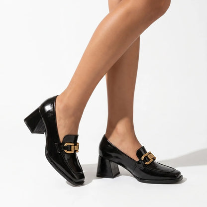 Sapato Salto Bloco Feminino Saintz