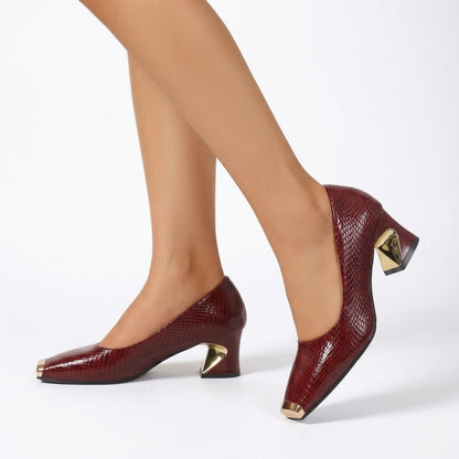 Scarpin Salto Bloco Legacy
