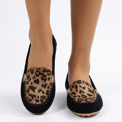 Mocassim Feminino Leopard
