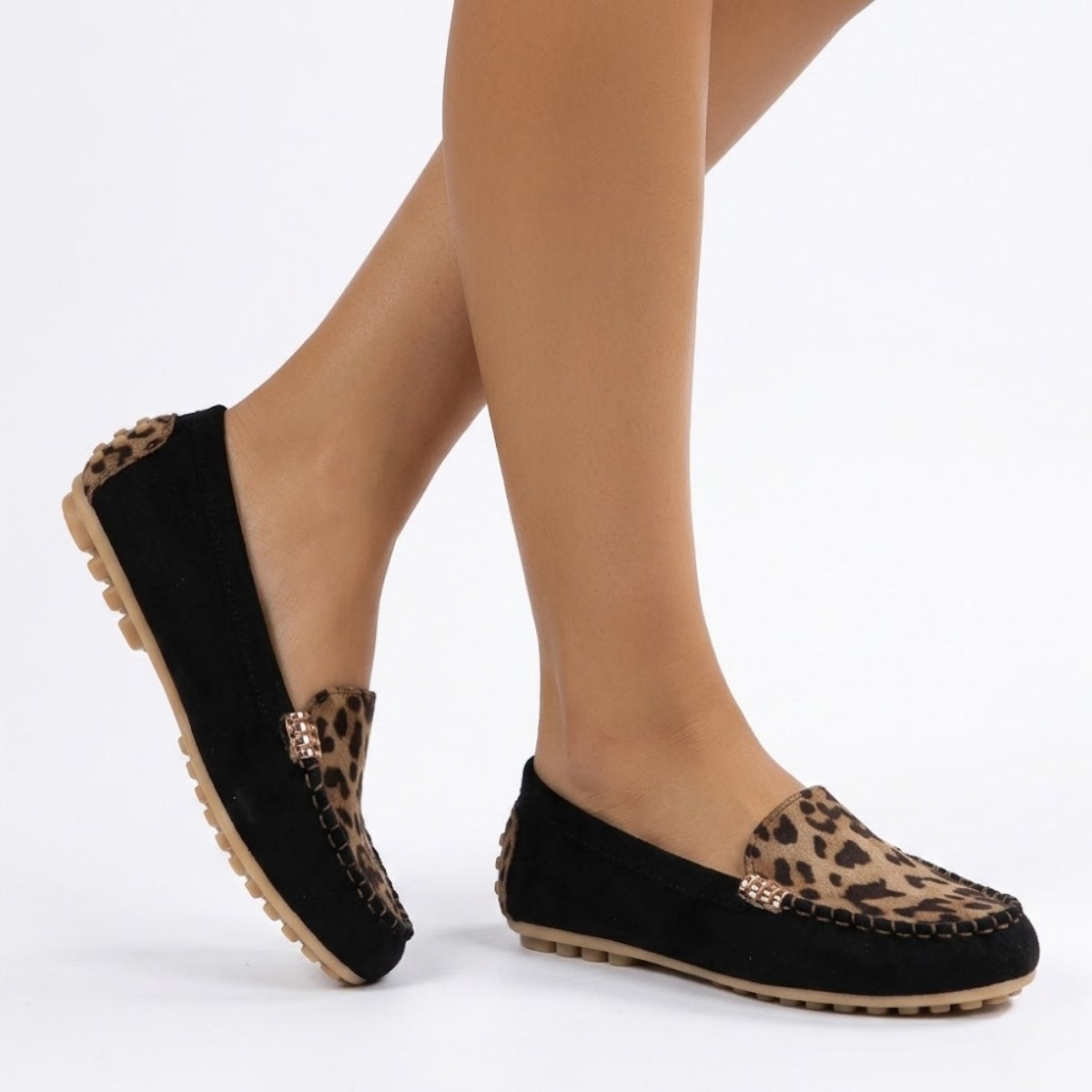 Mocassim Feminino Leopard