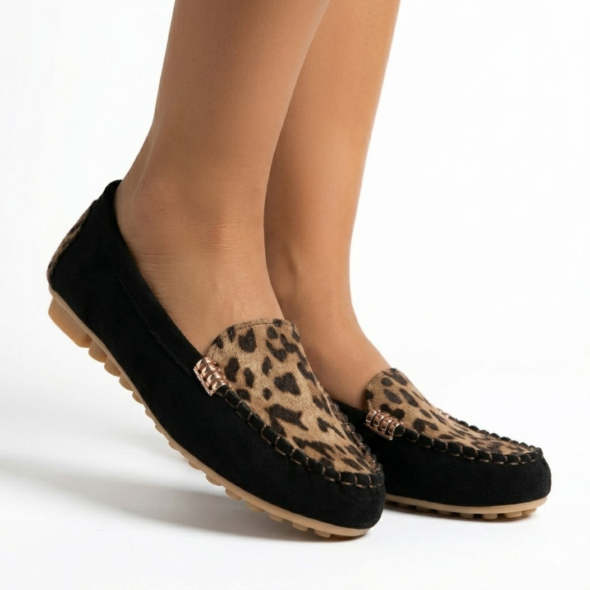 Mocassim Feminino Leopard