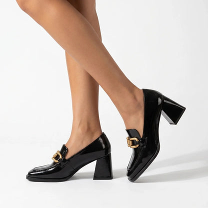 Sapato Salto Bloco Feminino Saintz